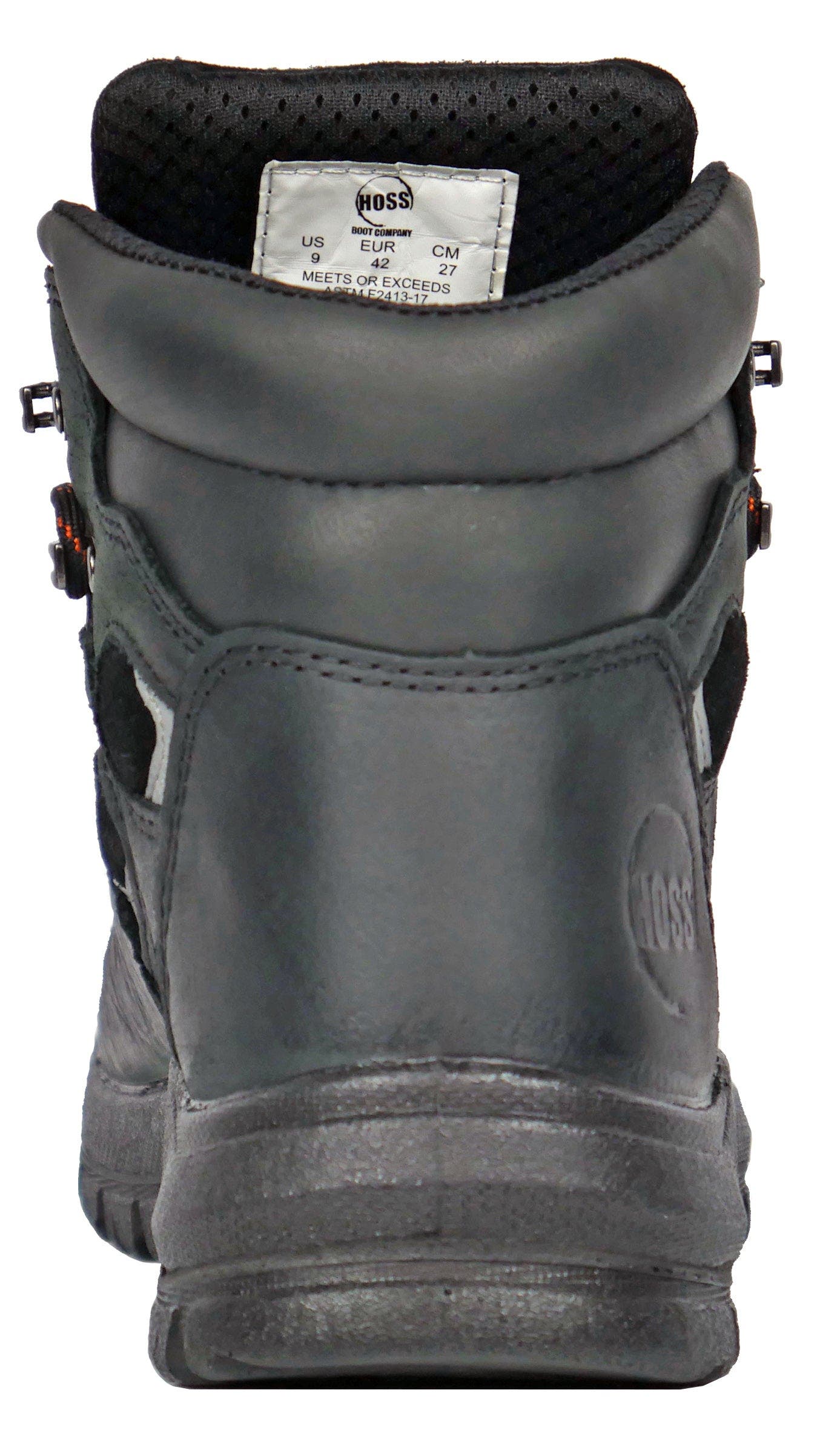 Hoss Boot Company HOSS Adam Steel Toe 6 Inch  Work Boot, Alternate, color, Black