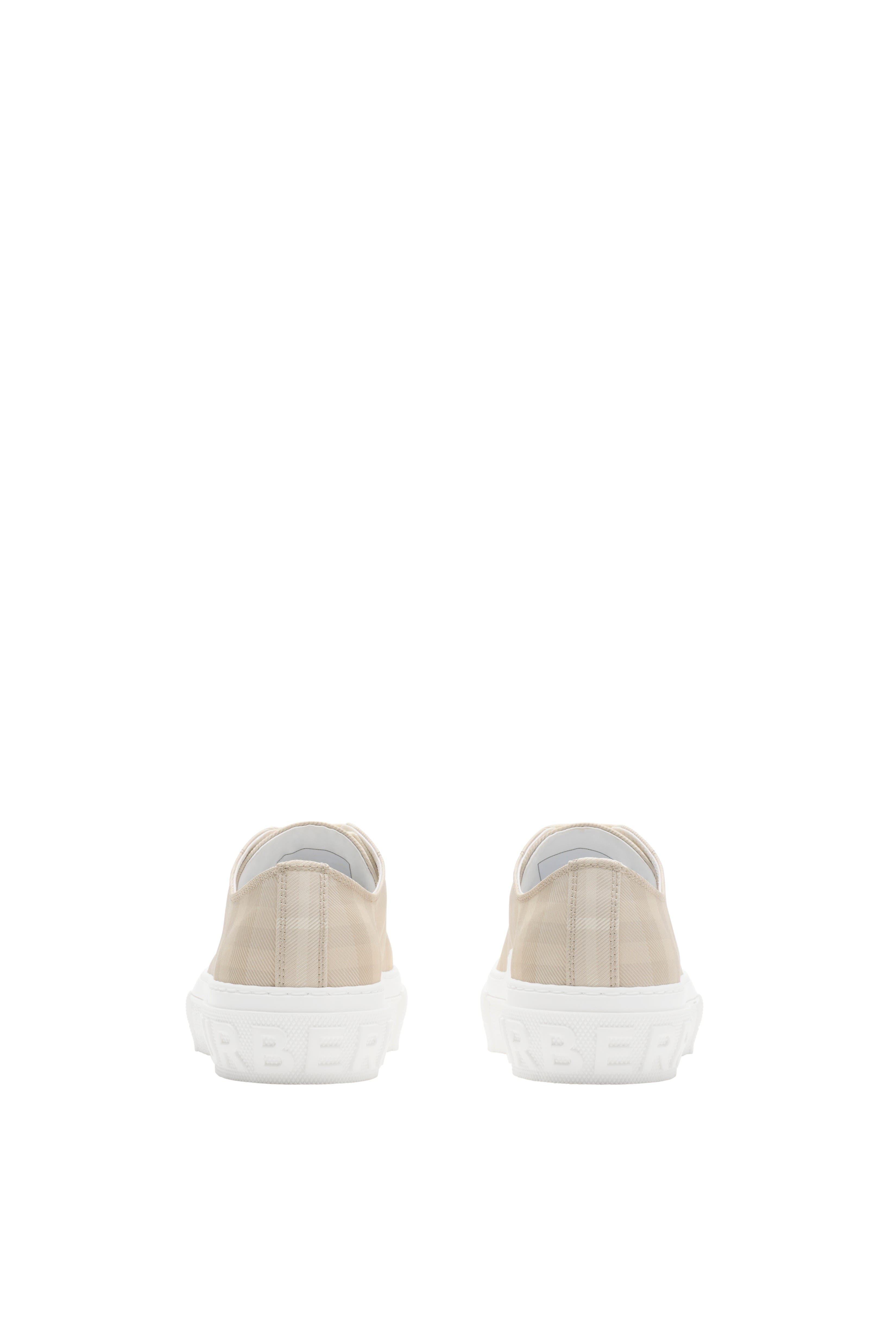 Burberry Check Sneakers, Alternate, color, Clam Beige
