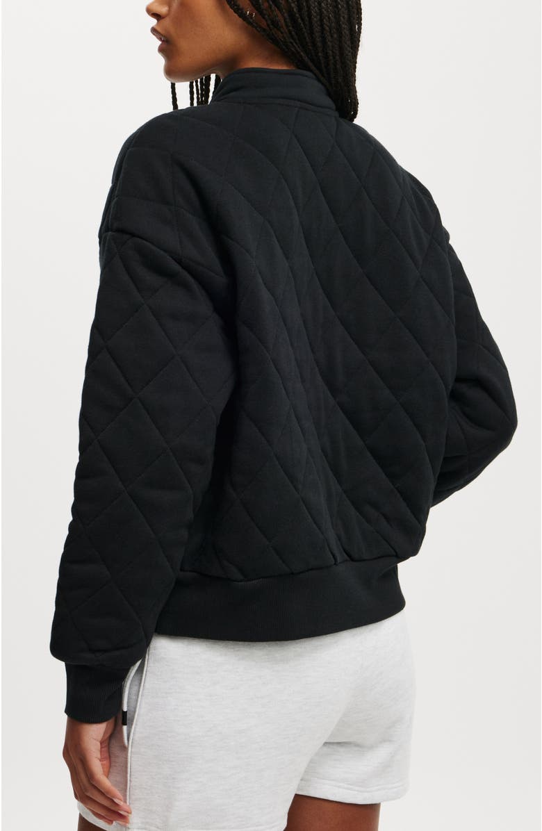 COTTON ON BODY Active Quilted Zip Through, Alternate, color, 