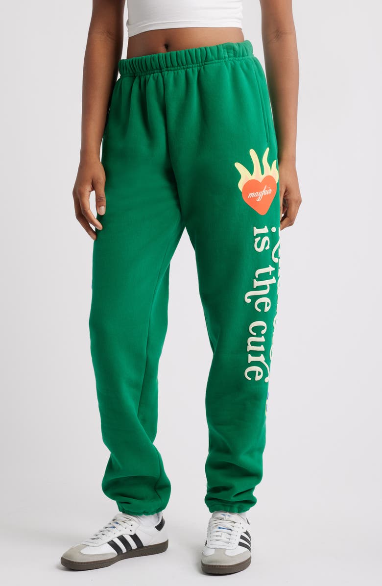 THE MAYFAIR GROUP Kindness is the Cure Sweatpants, Main, color, 