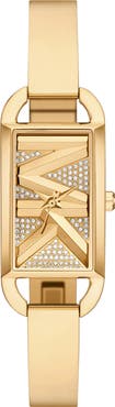 Michael Kors MK Empire Pavé Logo Bangle Watch, 20mm
