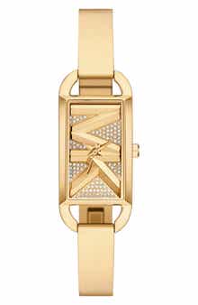MK Empire Pavé Logo Bangle Watch, 20mm