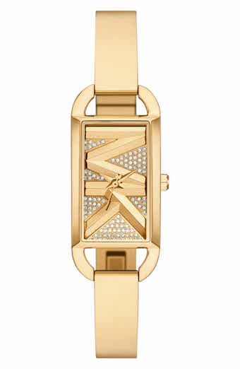 MK Empire Pavé Logo Bangle Watch, 20mm