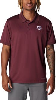Columbia Men's Columbia Maroon Texas A&M Aggies PFG Tamiami Omni-Shade Polo