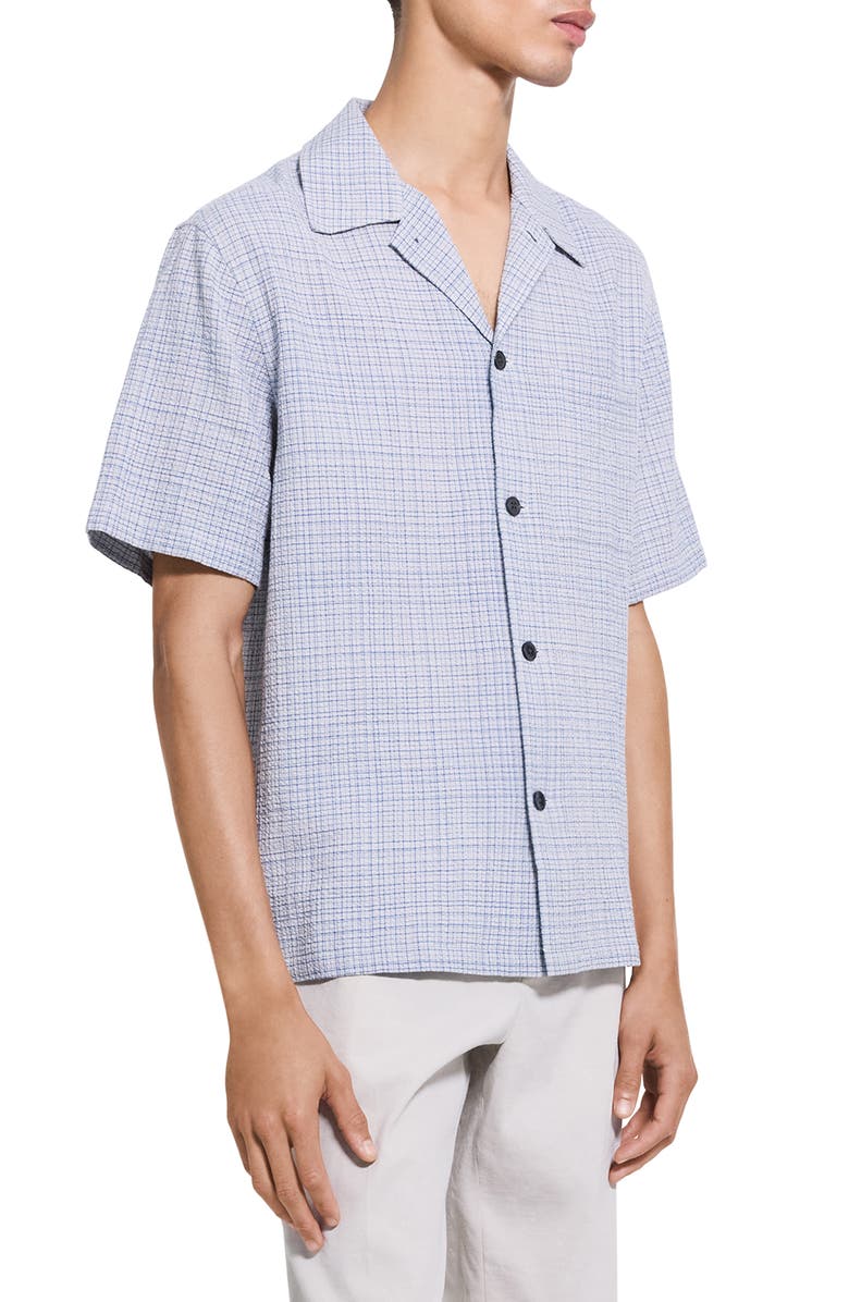 Theory Mini Tex Camp Shirt, Alternate, color, Bering Multi