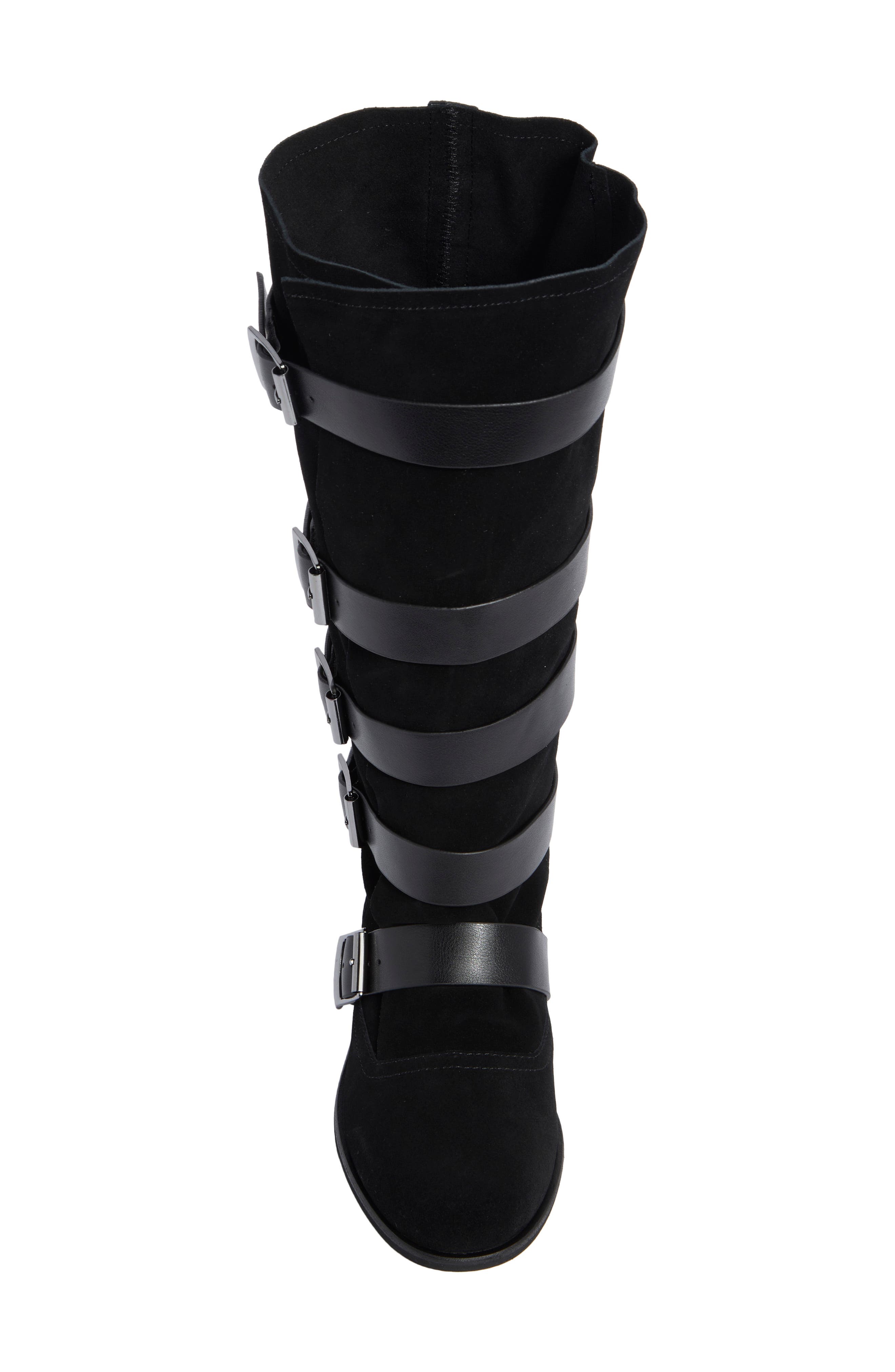Indio Leather Boot, Alternate, color, BLACK SUEDE
