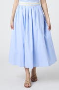 French Connection Cotton Poplin Maxi Skirt
