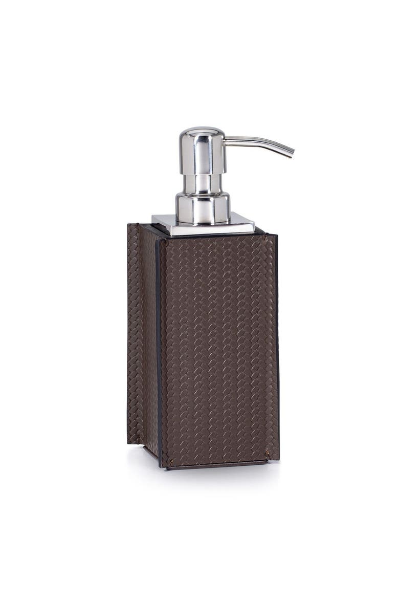 Piega Braid Brown Pump Dispenser, Main, color, BROWN