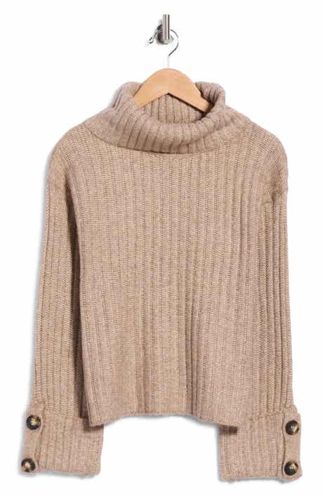 Chunky Rib Turtleneck Sweater