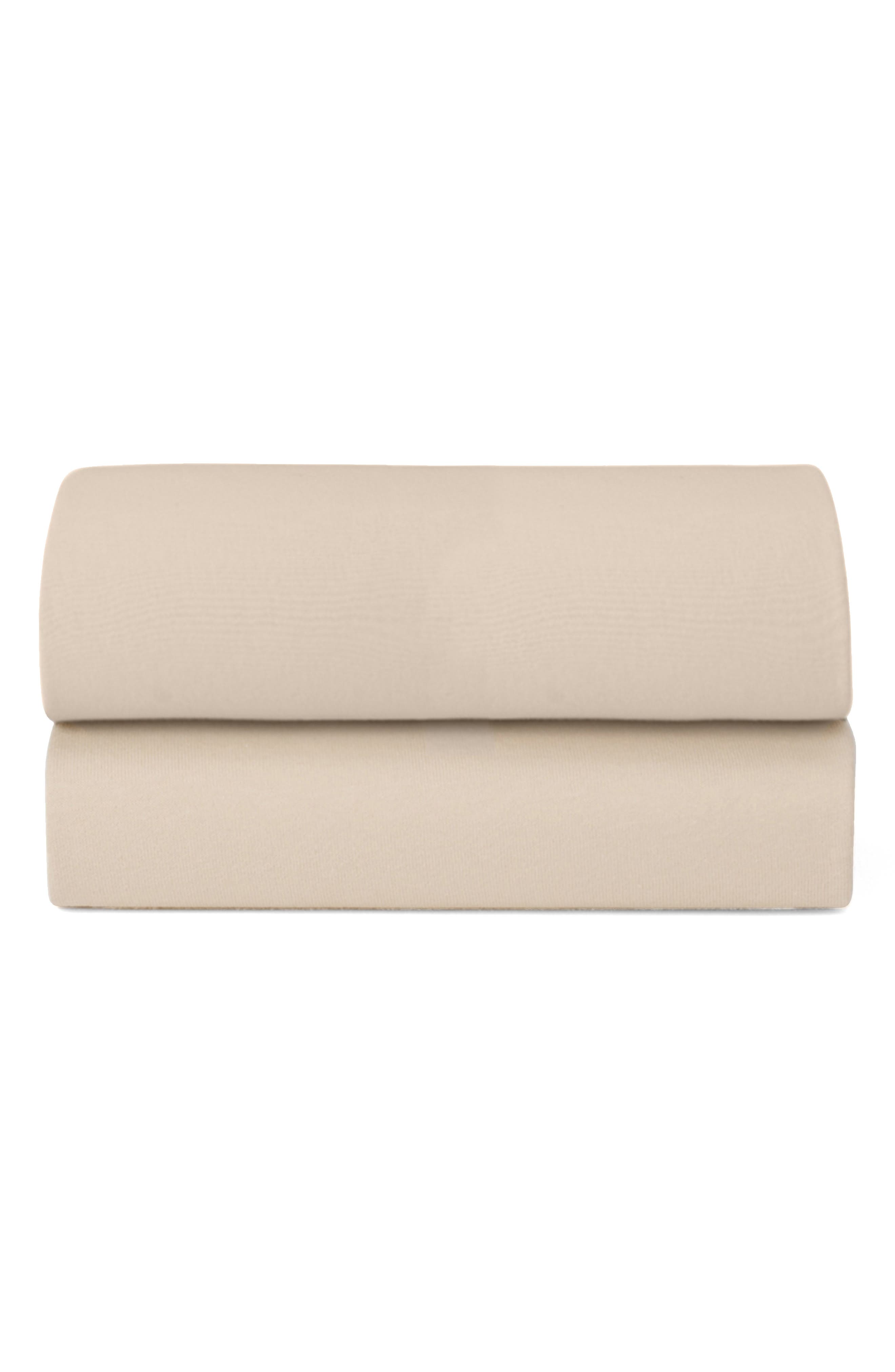 Snüz Pack of 2 Assorted Crib Sheets in Cashmere/Cross 