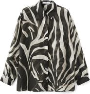 MANGO Print Shirt