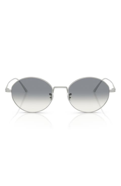 50mm Khaite Round Sunglasses