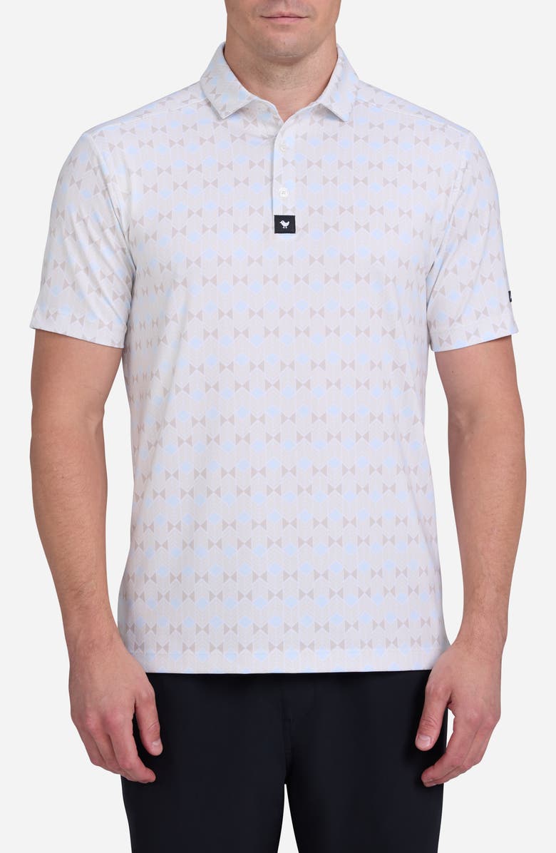 Bad Birdie Core Patterned Performance Golf Polo, Main, color, 