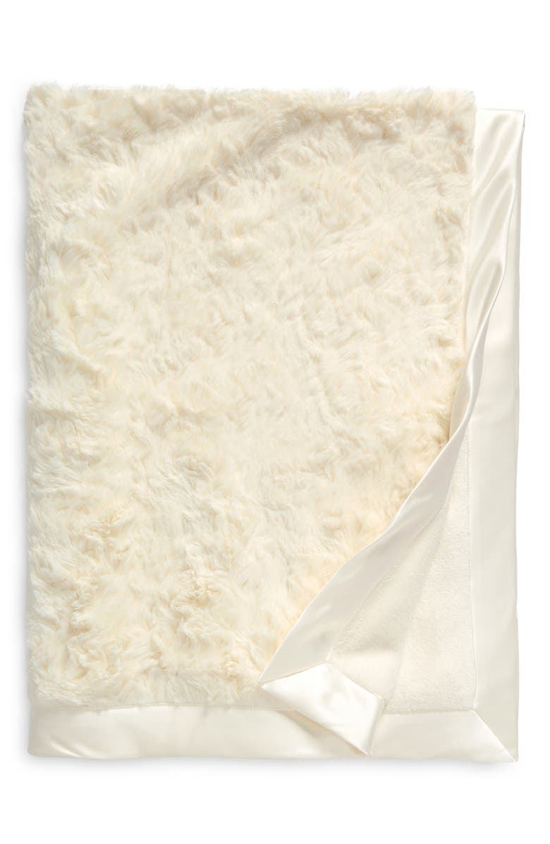 Nordstrom So Soft Baby Blanket, Main, color, Ivory Egret