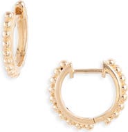 Anzie Dew Drop Huggie Hoop Earrings