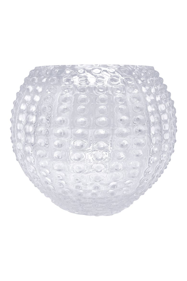 Hobnob Decorative Vase, Alternate, color, CLEAR