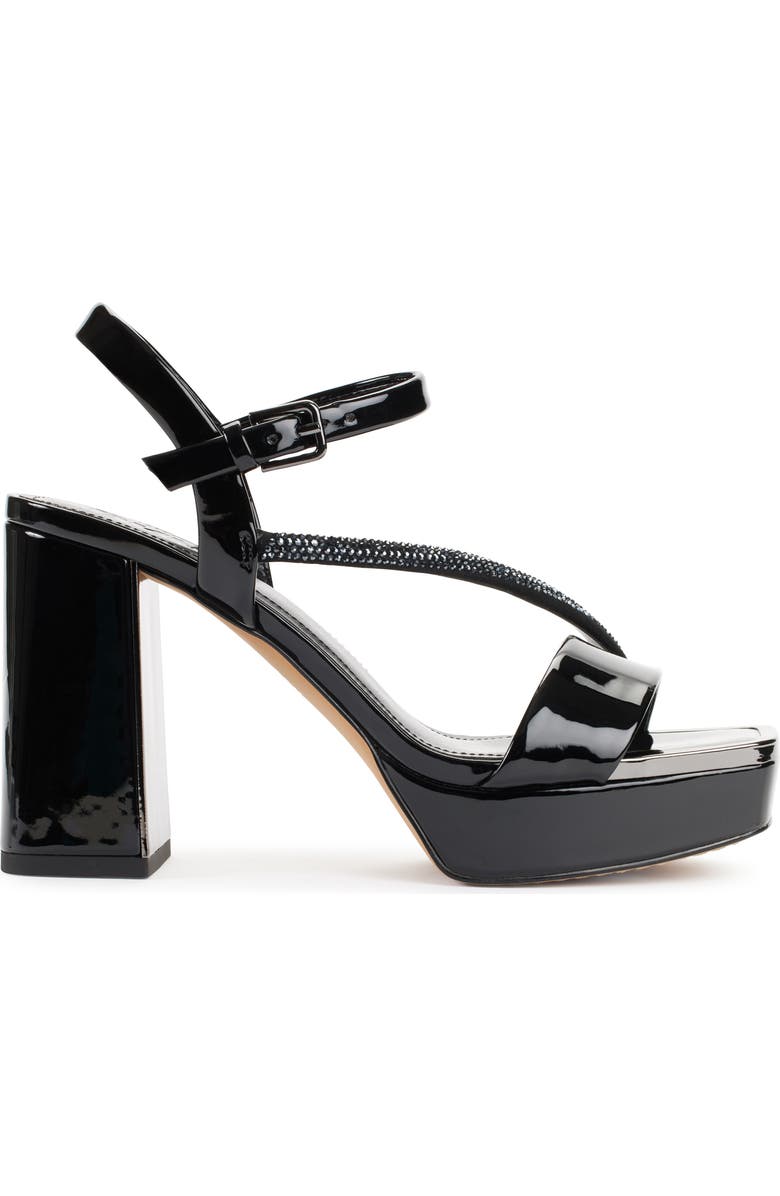 DKNY Briela Ankle Strap Platform Sandal, Alternate, color, Black