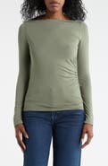 Renee C Boat Neck Knit Top