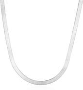 The Lovery Fine Jewelry Mini Herringbone Necklace