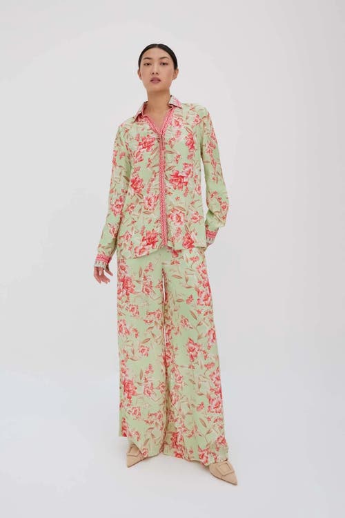 RAISHMA Naomi Green Shirt at Nordstrom, Size 8