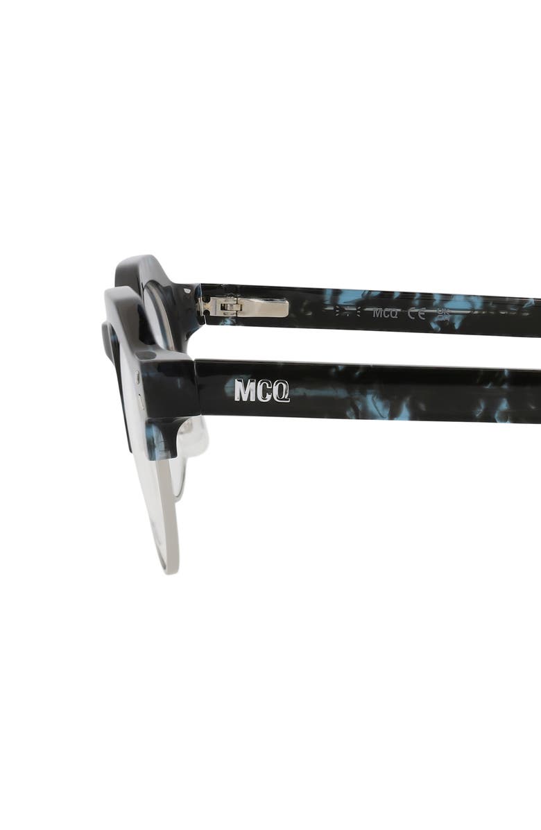 McQueen 48mm Round Optical Glasses, Alternate, color, 