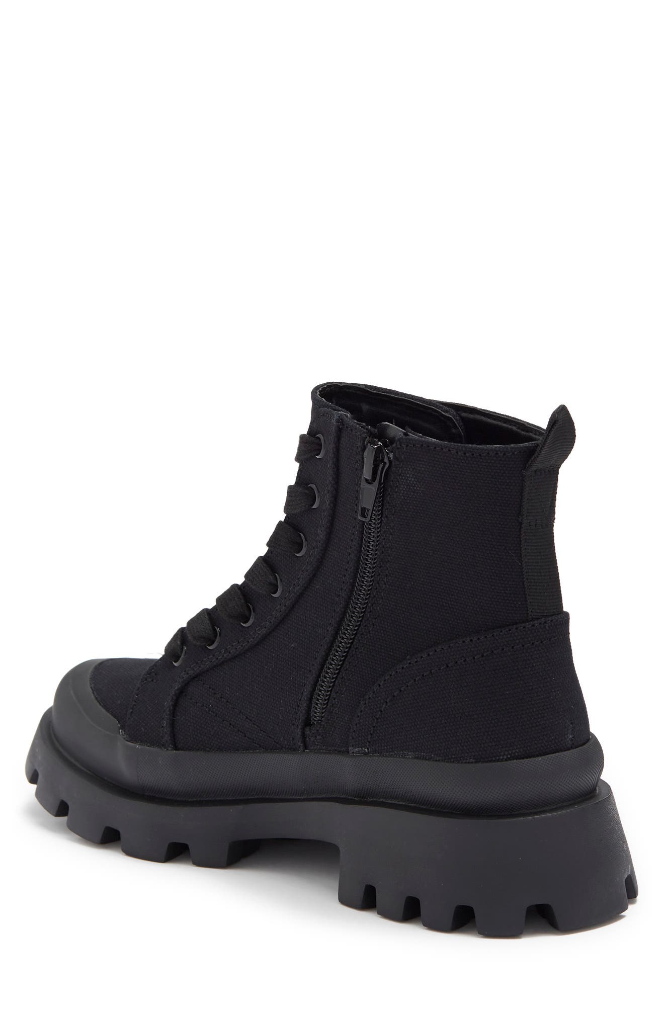 Steve Madden Lace-Up Lug Sole Combat Bootie (Women) | Nordstromrack
