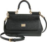 Dolce&Gabbana Sicily Leather Top Handle Bag