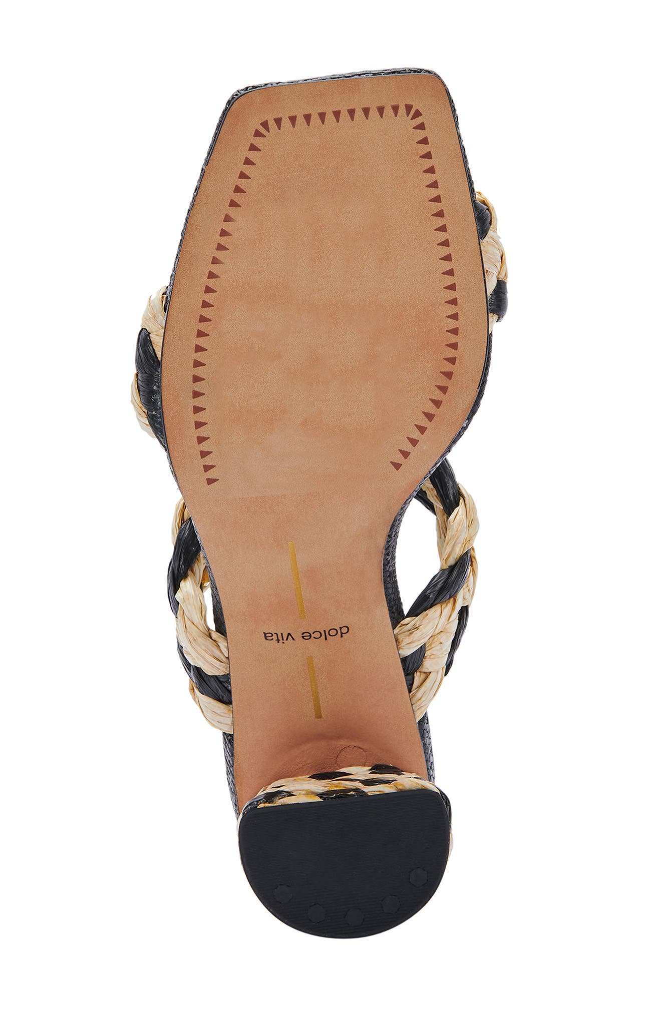 Dolce Vita Paily Raffia Braided Sandal, Alternate, color, 