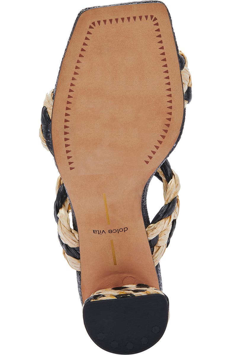 Dolce Vita Paily Raffia Braided Sandal, Alternate, color,
