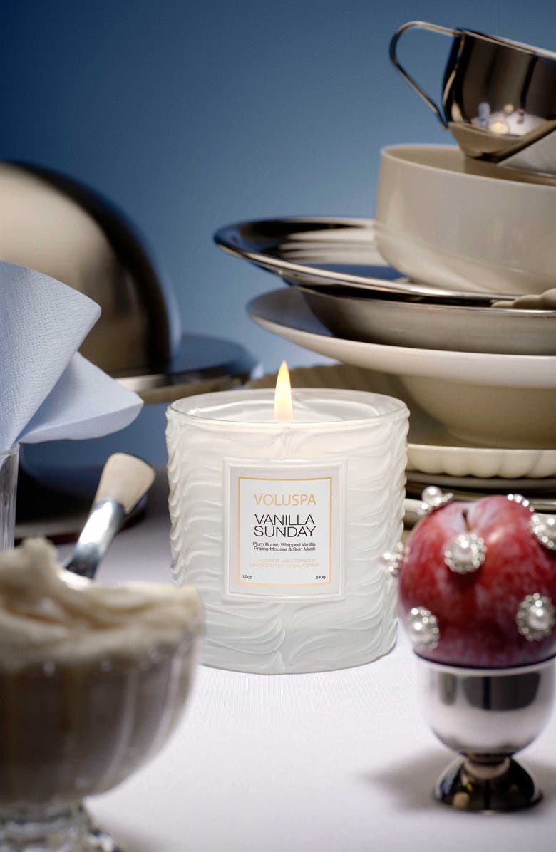 Voluspa Vanilla Sunday Classic Candle, Alternate, color,