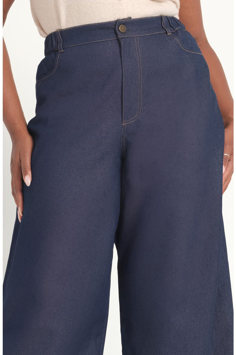 Dakota Wide Leg Jeans, Alternate, color, INDIGO NOIR