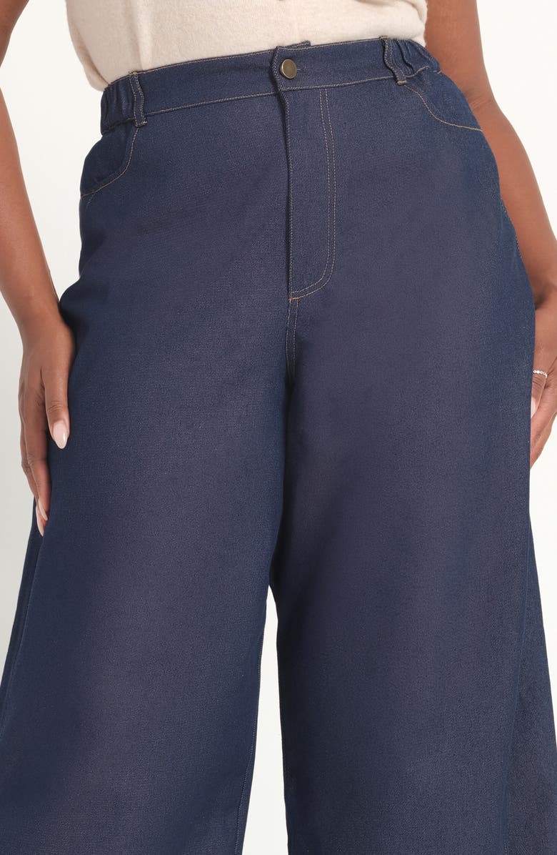 Estelle Dakota Wide Leg Jeans, Alternate, color, Indigo Noir