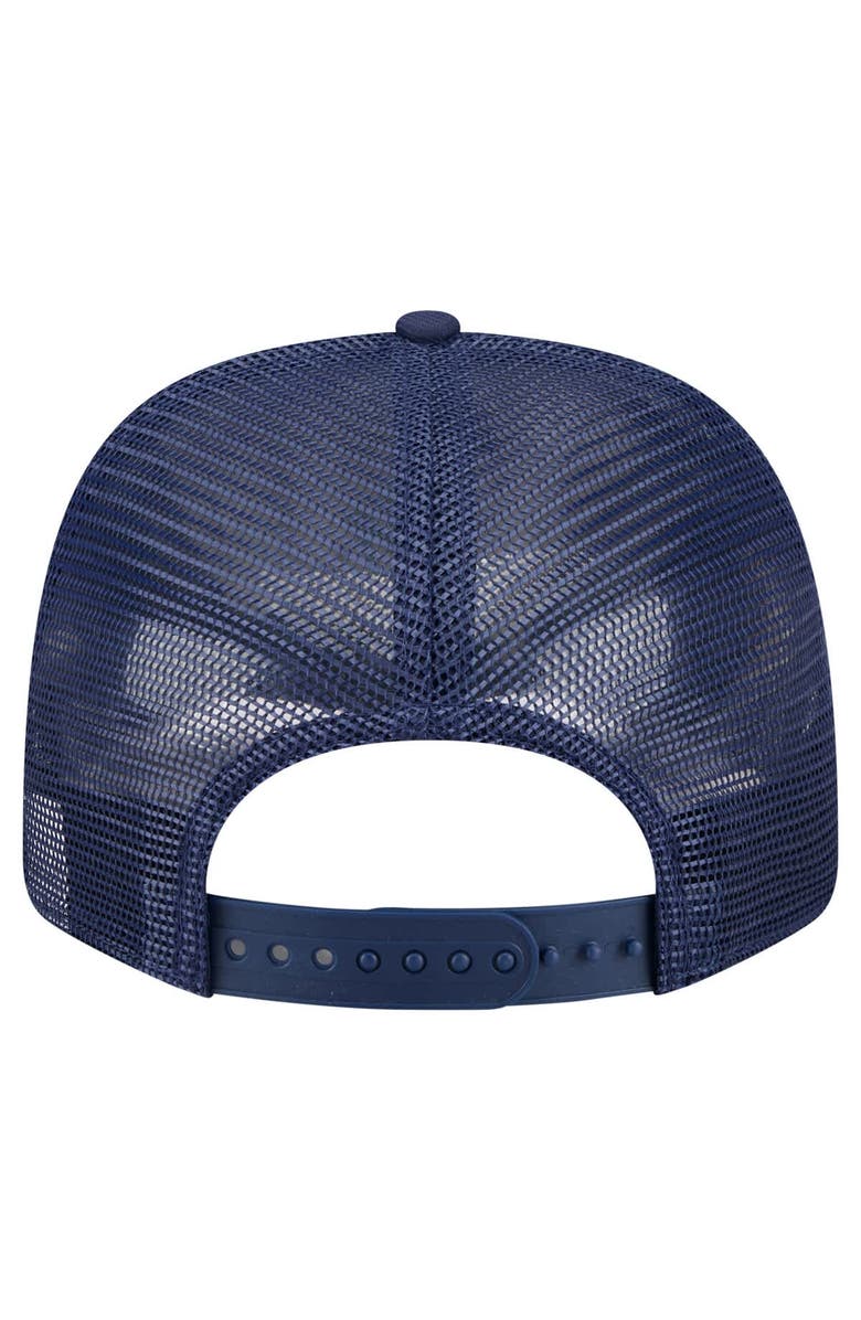 New Era Men's New Era Navy Tampa Bay Rays Flag 9SEVENTY COOLERA Stretch-Snap Hat, Alternate, color, Navy