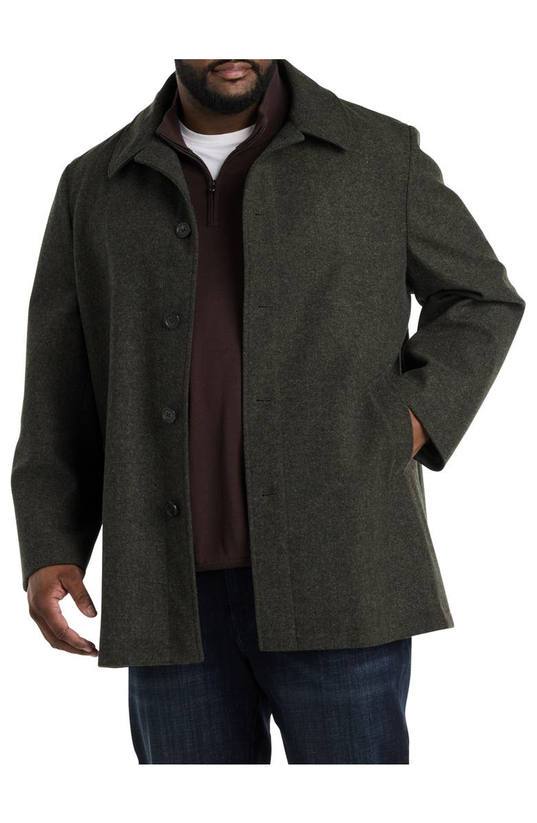 Michael Kors Kurt Overcoat, Main, color, Olive