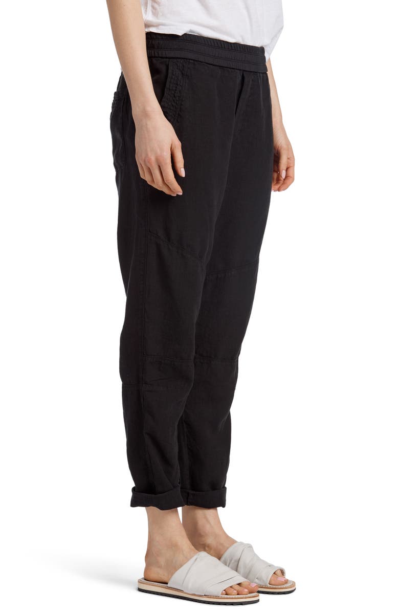 James Perse Patch Linen Pants, Alternate, color, 