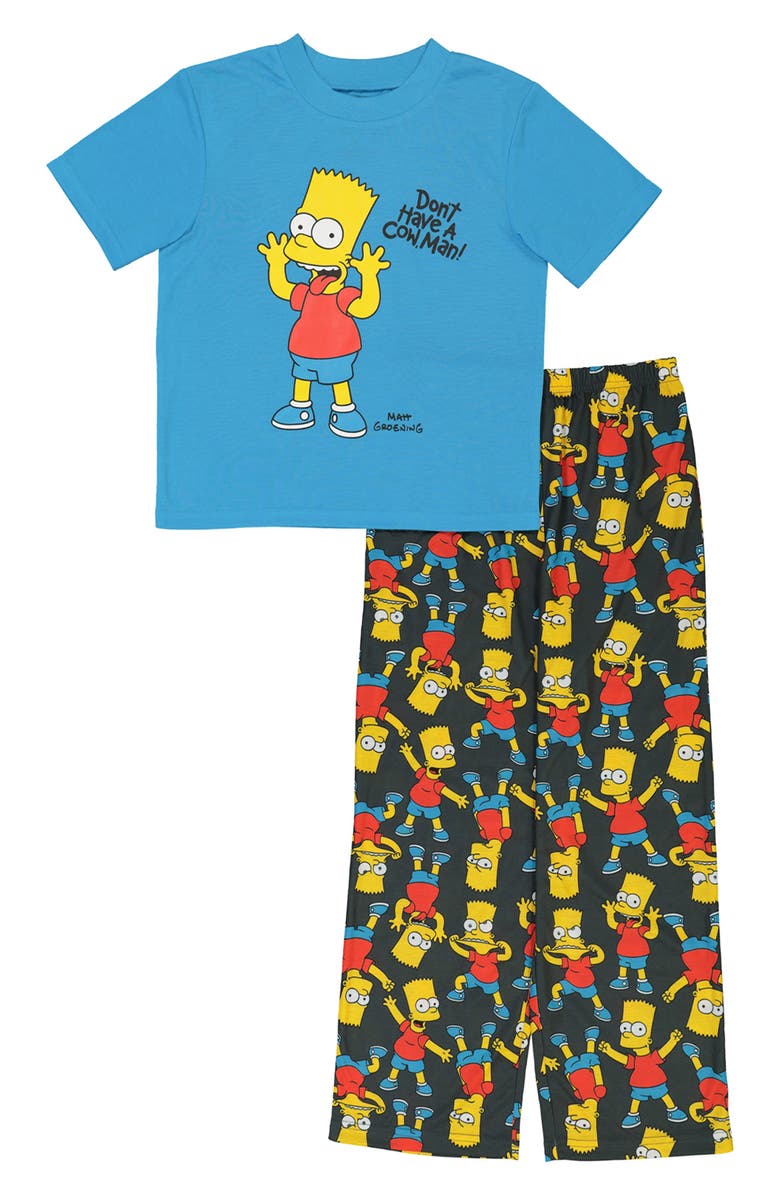 AME Kids' Bart Simpson Pajamas, Main, color, 