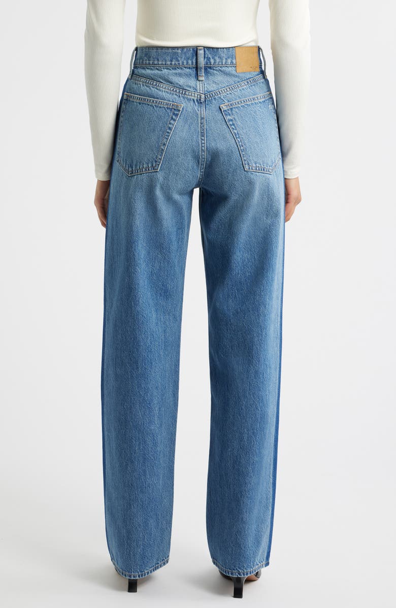 rag & bone/JEAN Shea High Waist Straight Leg Jeans, Alternate, color, Balboa Shadow