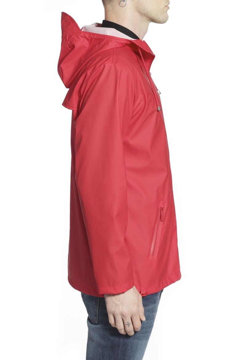'OC Exclusive' Waterproof Breaker Jacket, Alternate, color, FIRE ENGINE RED