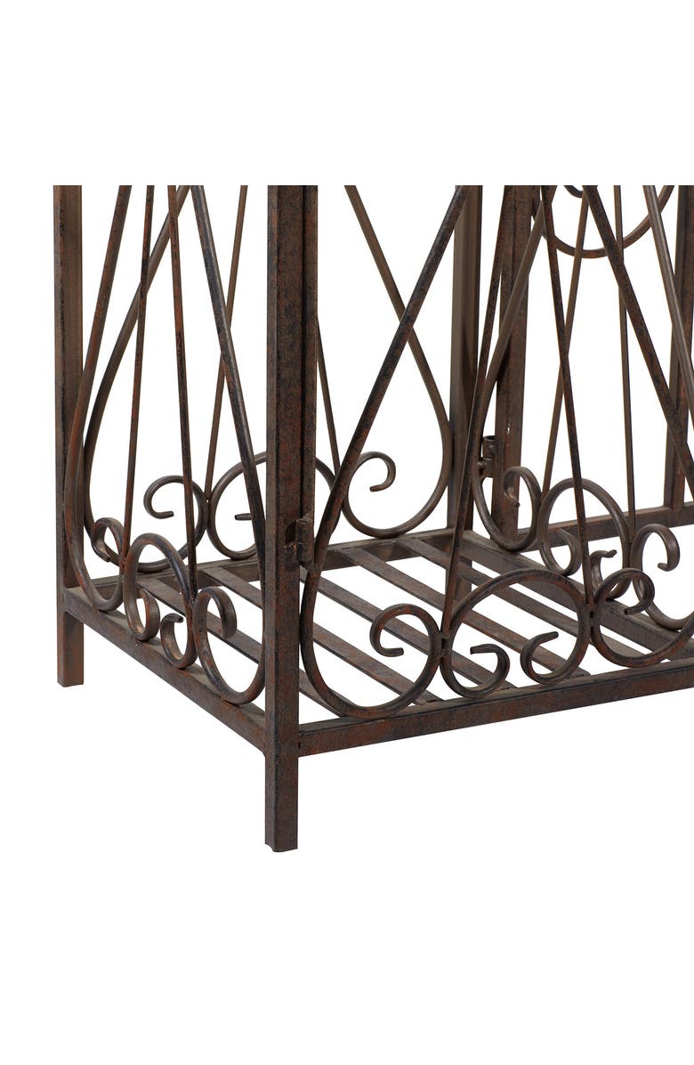 WILLOW ROW Metal Garden Gate, Alternate, color, Black