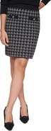 KARL LAGERFELD PARIS Houndstooth Miniskirt