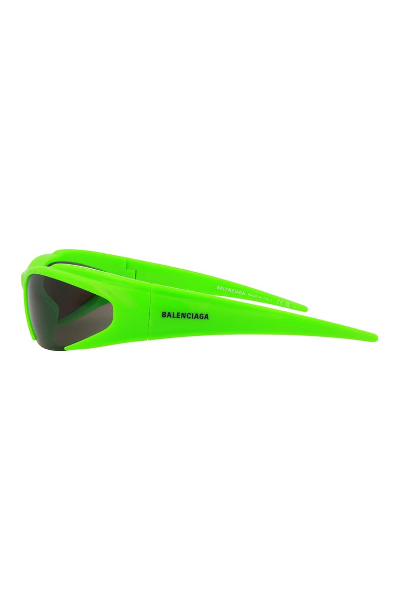 80mm Wrap Sunglasses, Alternate, color, GREEN GREEN GREY