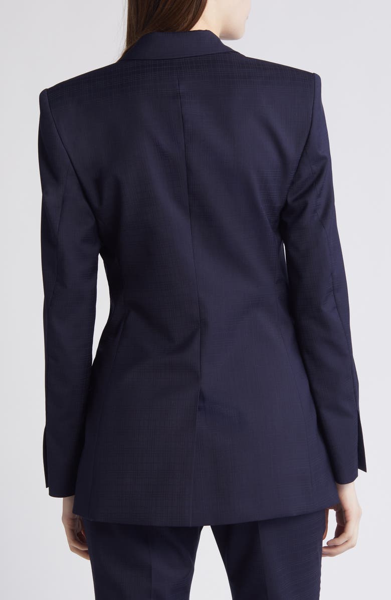 BOSS Janeri Wool Blazer, Alternate, color, Dk Bu