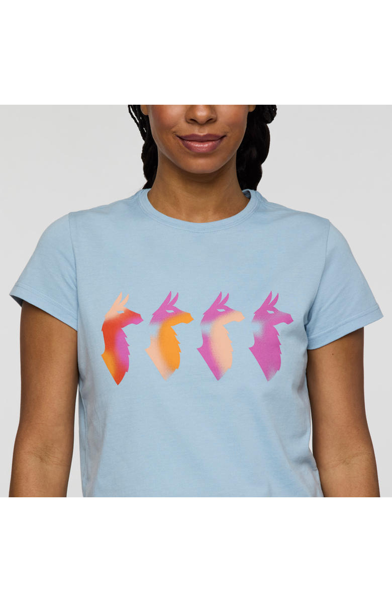 Cotopaxi Cuatro Bitmap T-Shirt - Women's, Main, color, Iceberg