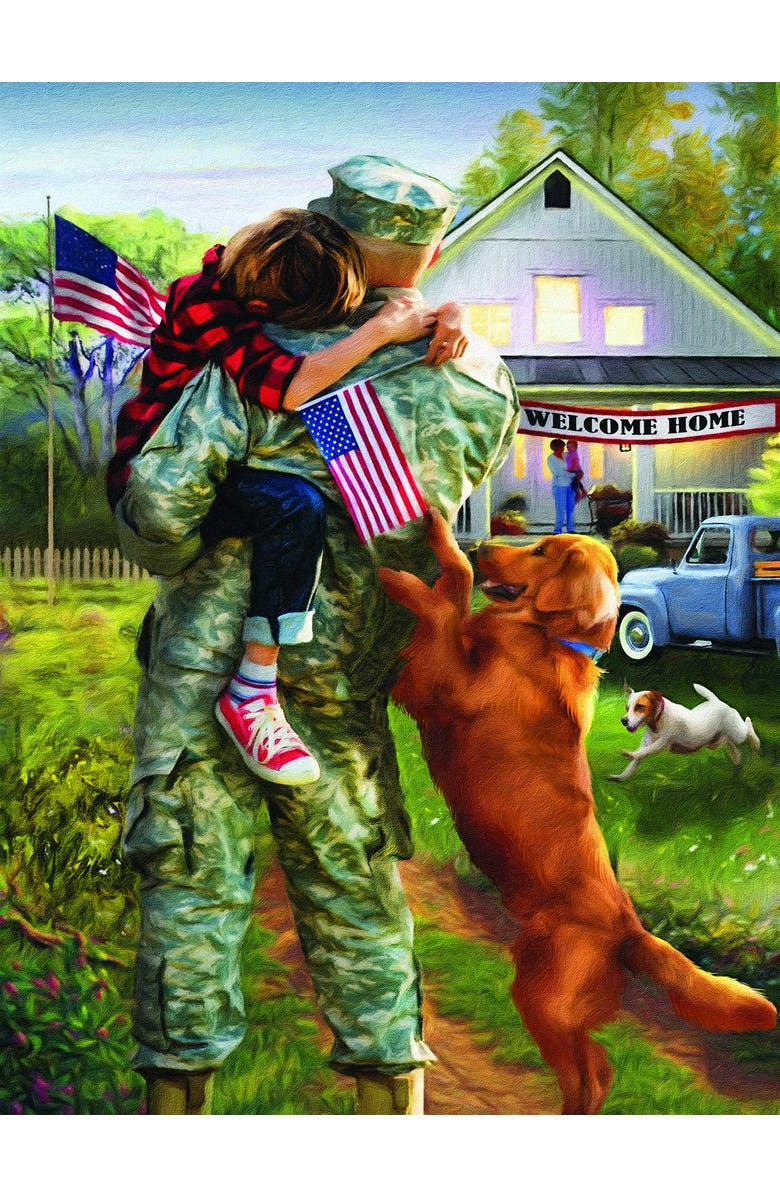 Sunsout A Warm Welcome Home 300 piece Jigsaw Puzzle for Adults, Main, color, Multicolor