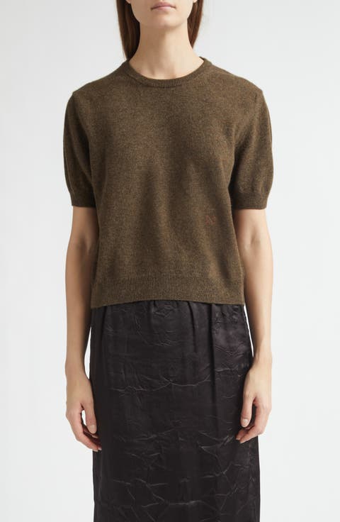Short Sleeve Cashmere Sweater