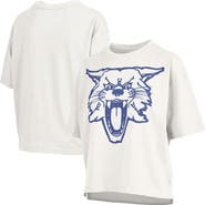 PRESSBOX Women's Pressbox White Kentucky Wildcats Big Canvas Puff Castillo Motley Slub T-Shirt