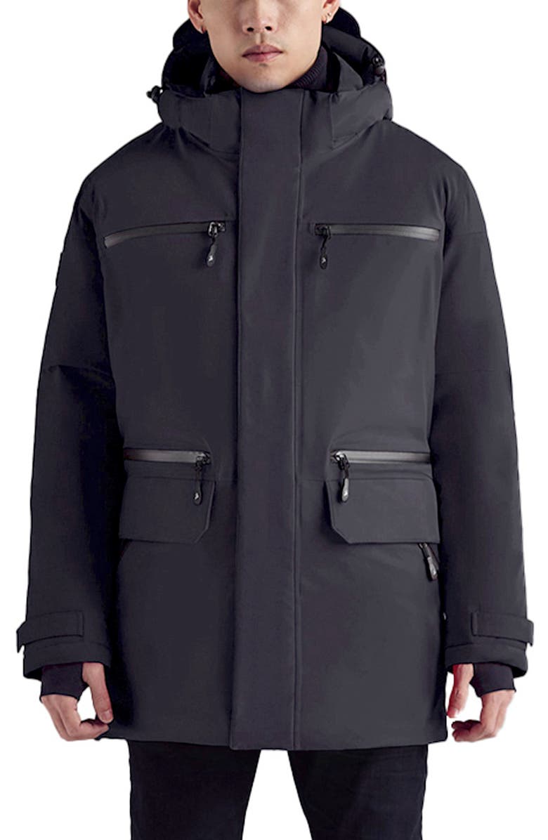 Triple F.A.T. Goose Staden Men's Down Parka, Main, color, Black