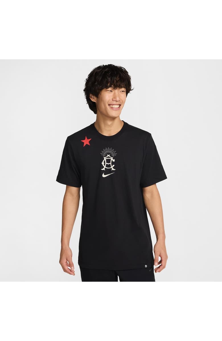 Nike Men's Nike Black Club America Heritage T-Shirt, Main, color, Black