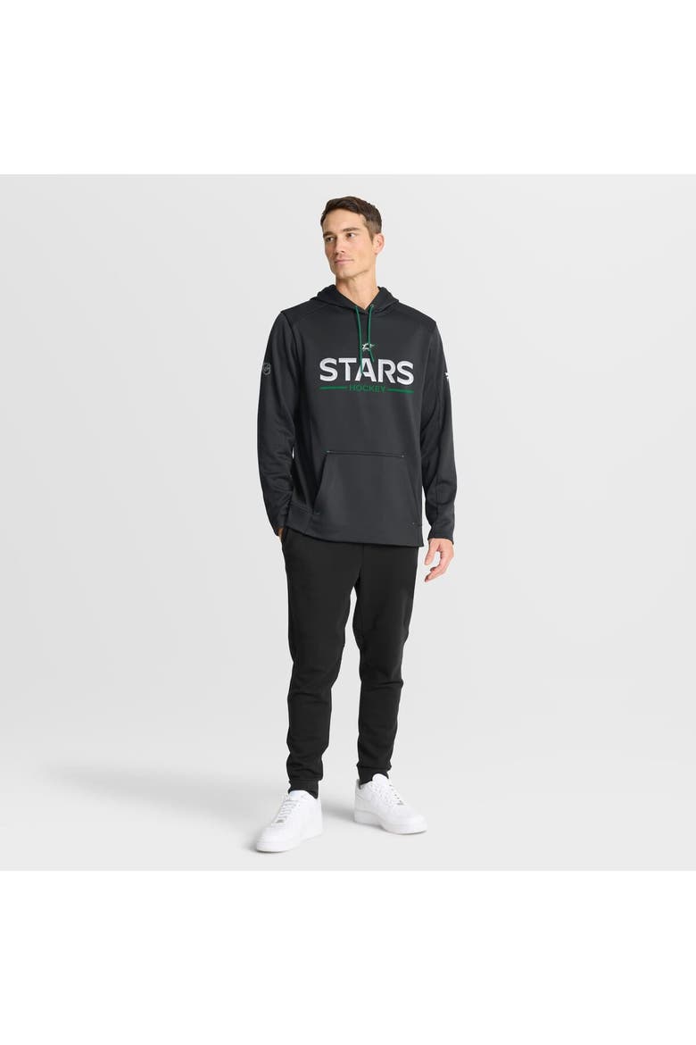 Men's Fanatics Black Dallas Stars Authentic Pro Rink Hoodie, Alternate, color, Black