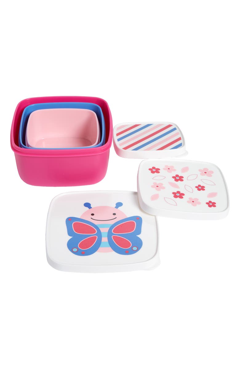 Skip Hop Zoo Butterfly Snack Box Set, Main, color,